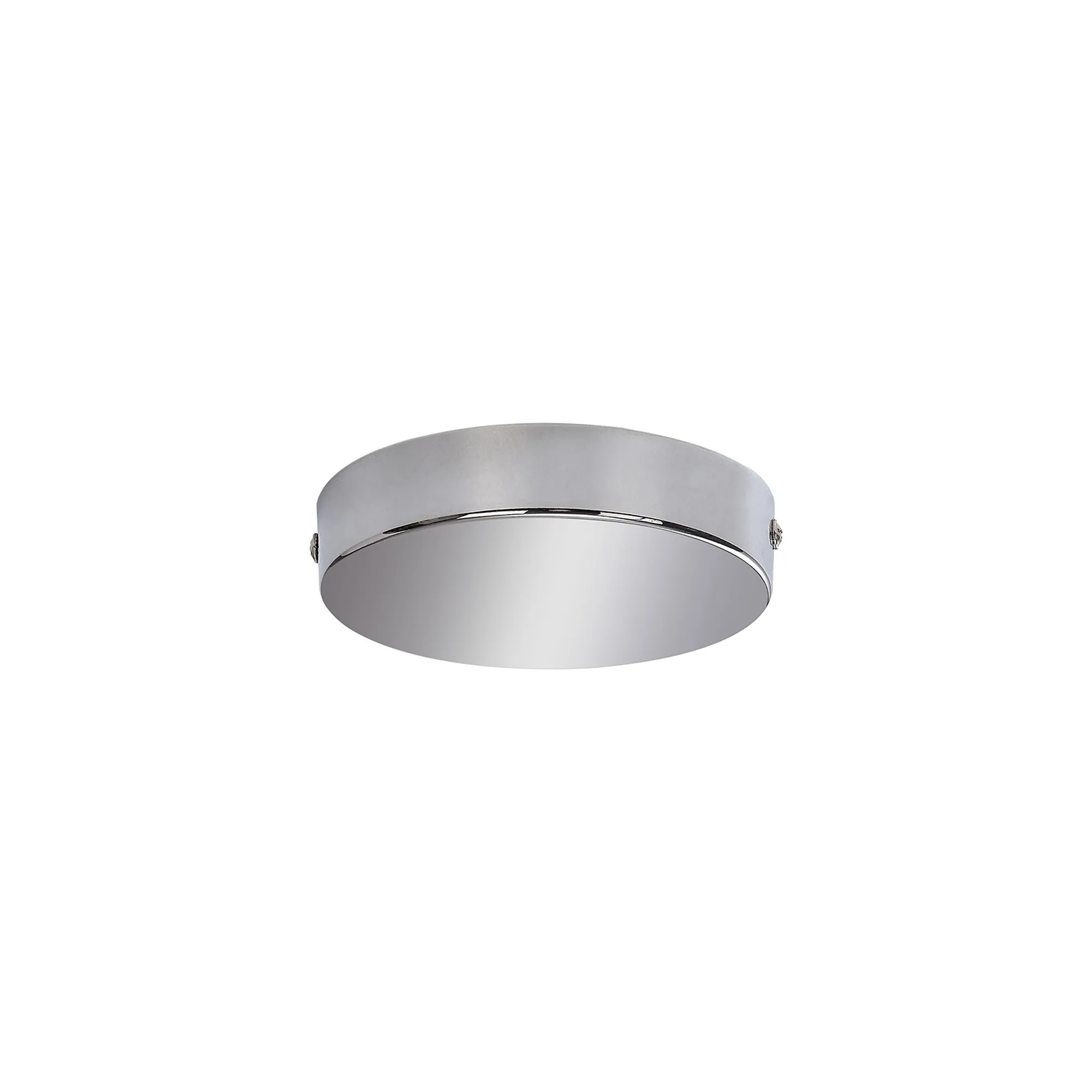 D0827CH/NH  Hayes No Hole 12cm Round Ceiling Plate Polished Chrome